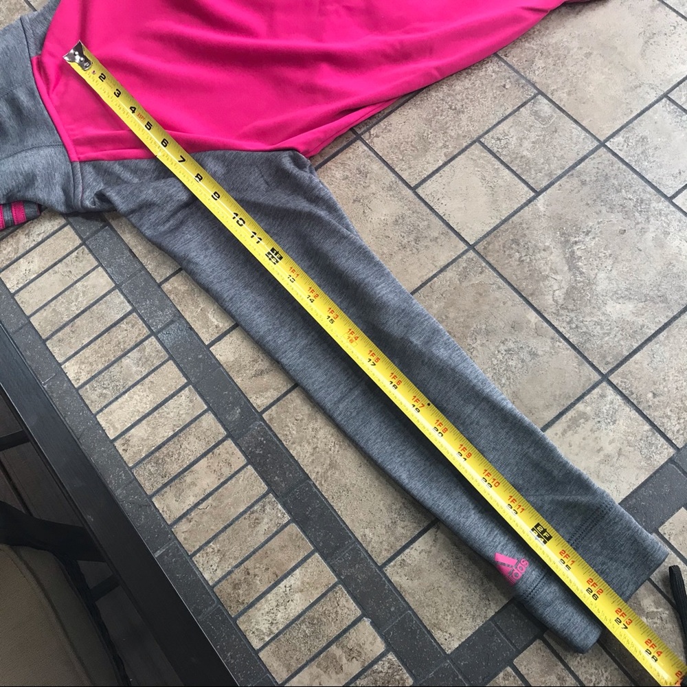 Hot Pink Adidas Zip Up Jacket - Picture 10 of 10